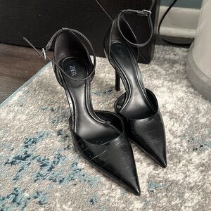 Zara Elegant Black Heels